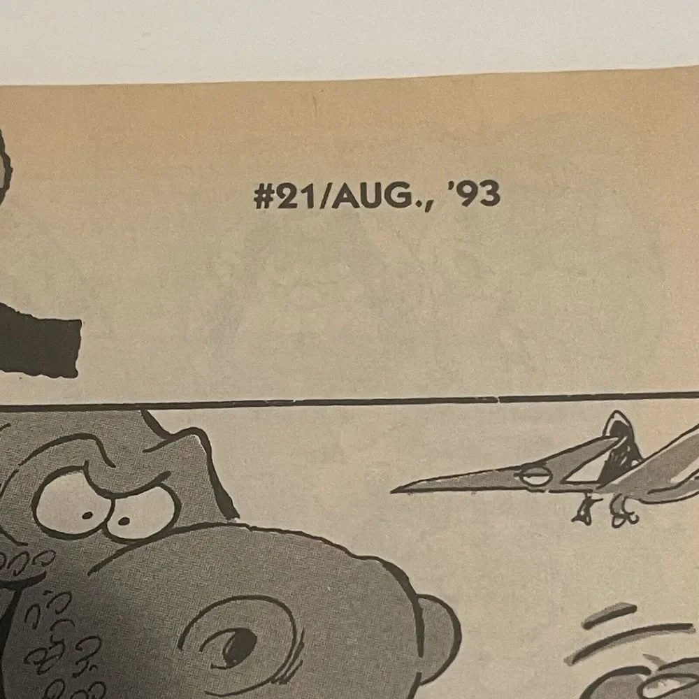 CRACKED MONSTER PARTY‎ # 21 MAGAZINE 1993 BARNEY GOES TO JURASSIC PARK